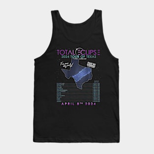 Total Solar Eclipse 2024 Tour Of Texas Tank Top